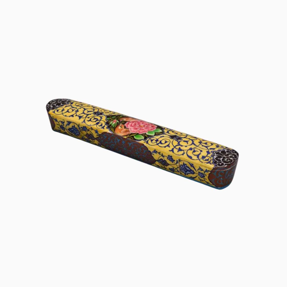 قلمدان استخوان طرح گل و مرغ قاجار-کدO-G0032 قلمدان استخوان طرح گل و مرغ قاجار-کد1010009