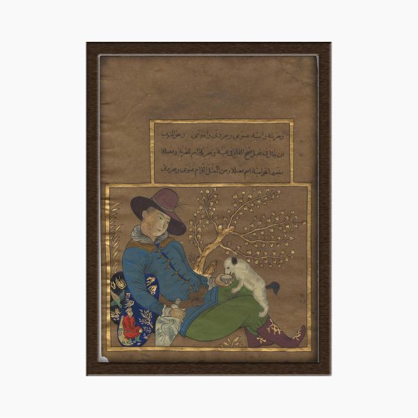 نگارگری روی کاغذ_طرح صفویه-کد1030084