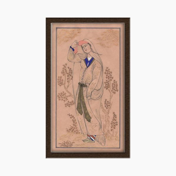 نگارگری روی کاغذ_مکتب صفویه-کد 1030111