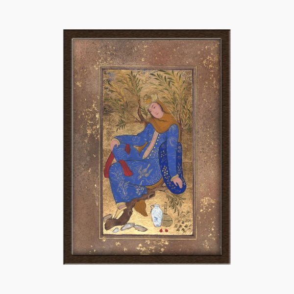 تابلو نگارگری انتظار معشوق کد 1030018