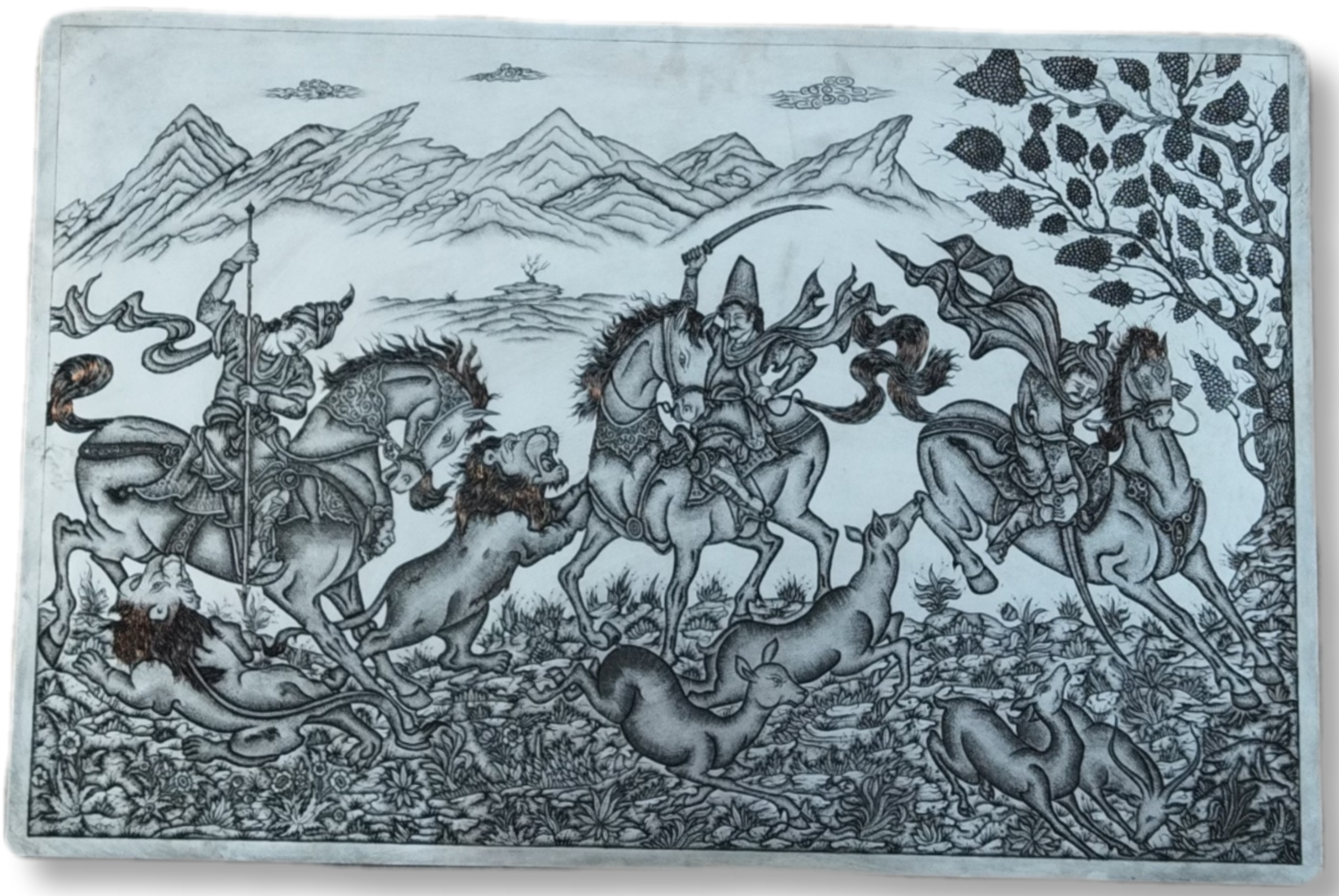 001148 تابلو قلم زنی-کدM-M001148