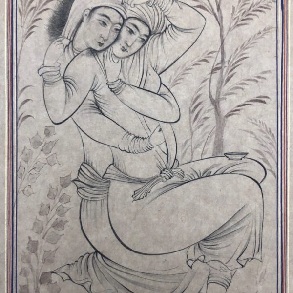 تابلو نگارگری روی کاغذ-1030008