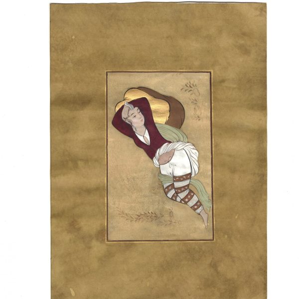 نگارگری روی کاغذ_مکتب اصفهان-کدN-K00188