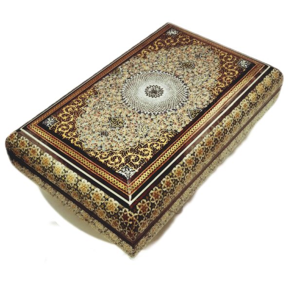 جعبه جواهر خاتم طرح تذهیب-کد 1020213